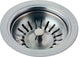 Delta Kitchen Sink Flange and Strainer, Arctic Stainless, 72010-AR