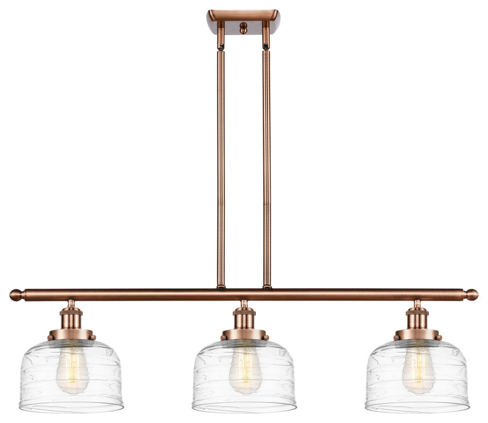 Innovations 916-3I-AC-G713 3-Light Island Light, Antique Copper