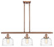 Innovations 916-3I-AC-G713 3-Light Island Light, Antique Copper