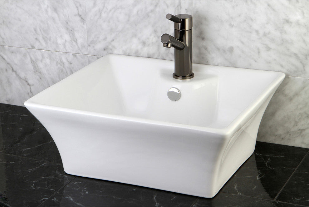Fauceture Vessel Sink, White
