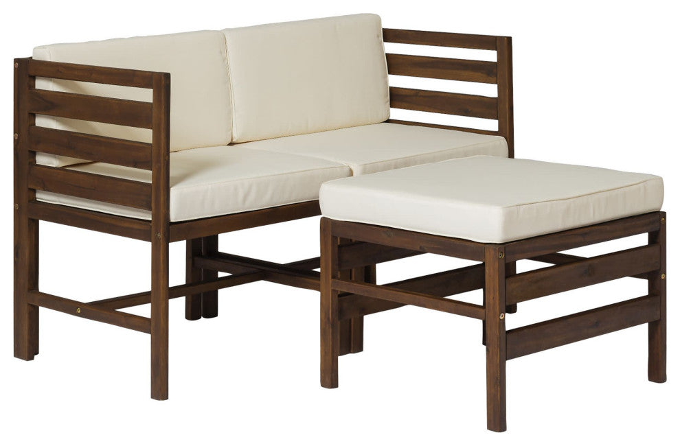 James Allan WEOF75959 Rehoboth Beach 48"W Acacia Wood Outdoor - Brown