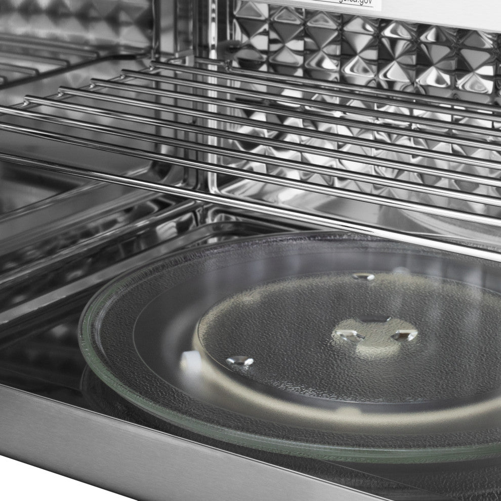 ZLINE 30" Over the Range Microwave Traditional Handle and Charcoal Filters