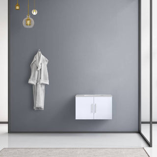 Geneva Transitional Glossy White 30" Single Vanity