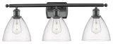 Innovations Lighting 516-3W-BK-GBD-754-LED 3 Light 28" Bath Vanity Light