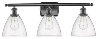 Innovations Lighting 516-3W-BK-GBD-754-LED 3 Light 28" Bath Vanity Light