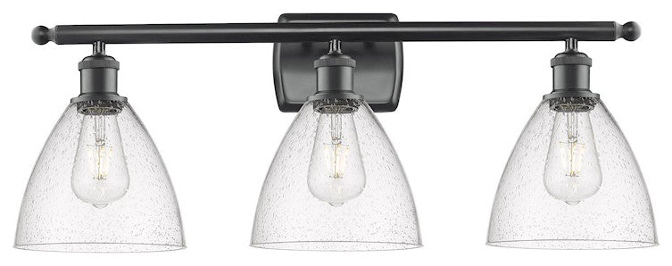 Innovations Lighting 516-3W-BK-GBD-754-LED 3 Light 28" Bath Vanity Light