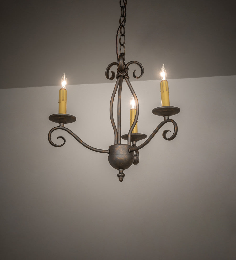18 Wide Sienna 3 Light Chandelier