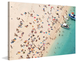 Boat Party Print on Canvas, 45x30 cm