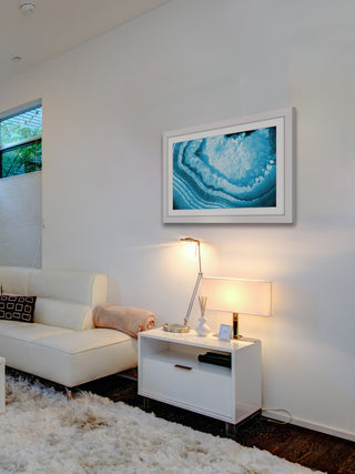 "Snow Ridges" Framed Art Print