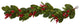 5 Ft. Magnolia Berry Pine Artificial Garland