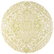 Estrella Bohemian Medallion Textured Weave Indoor/Outdoor, Cream/Green, 5' Round