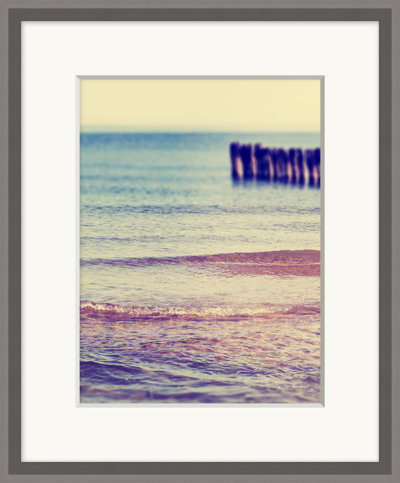 Beachside Pilings, Giclee Reproduction Artwork