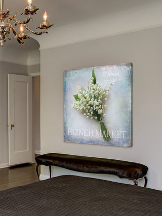 "French Market" Print on Canvas by Sylvia Cook