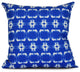 Summer Picnic, Geometric Print Pillow, Blue, 16"x16"