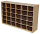 30 Tray Storage With Brown Trays