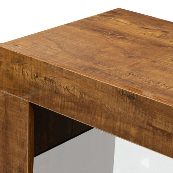Vintage black TV cabinet wood TV benches with walnut finish