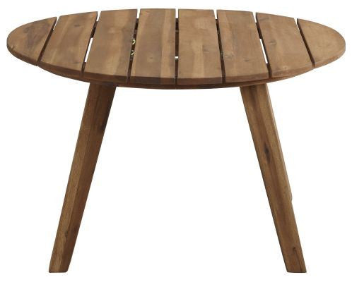 30" Acacia Round Coffee Table - Brown