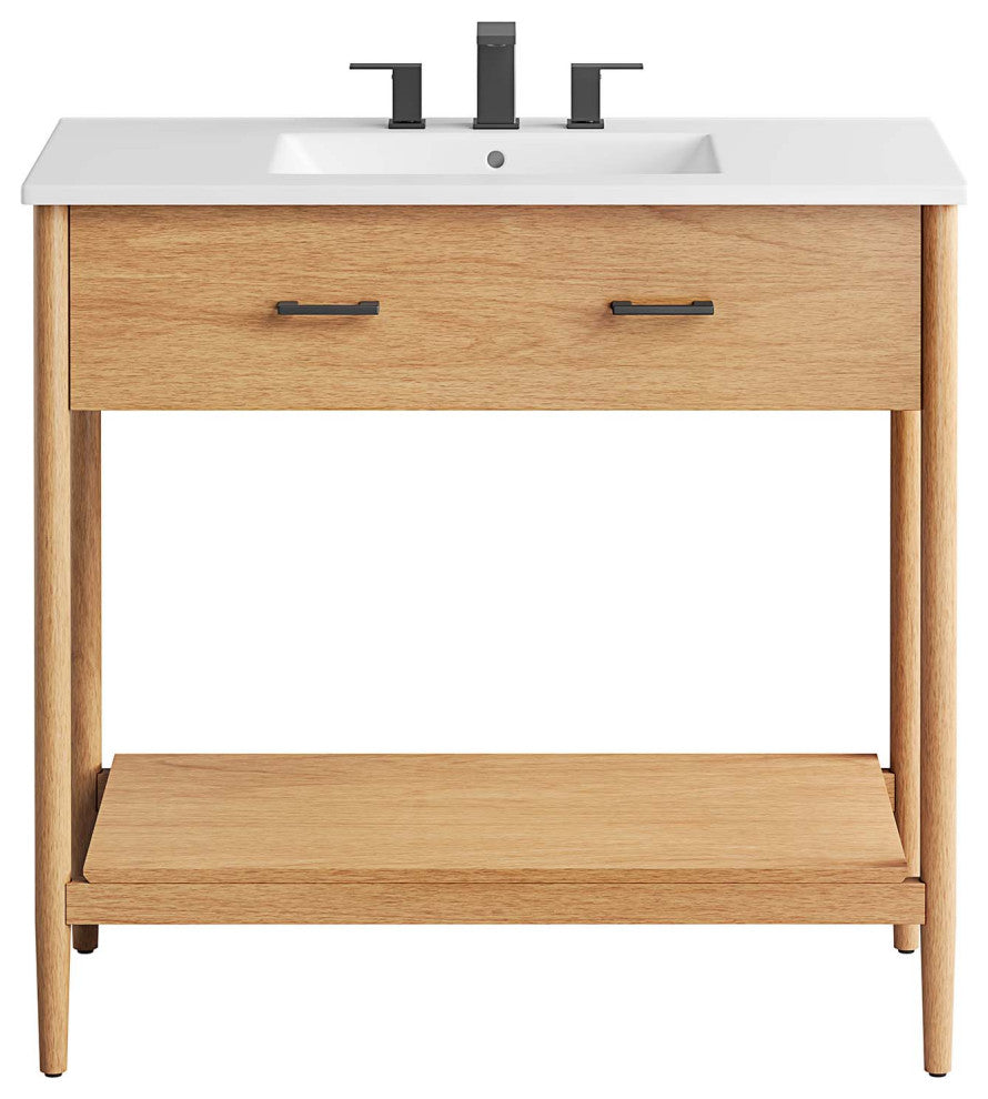 Zaire 36" Bathroom Vanity - Natural White