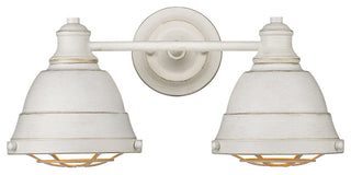 Golden Lighting 7312-BA2 Bartlett 2 Light 17\"W Bathroom Vanity - Black Patina