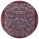 Ahgly Company Indoor Round Mid-Century Modern Area Rugs, 7' Round