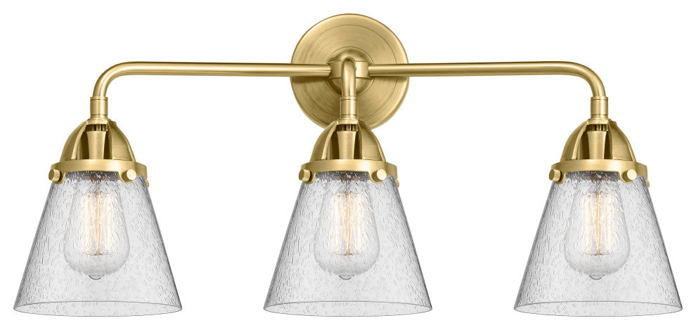 Innovations 288-3W-SG-G64-LED 3 Light 24.25" Vanity Light, Satin Gold