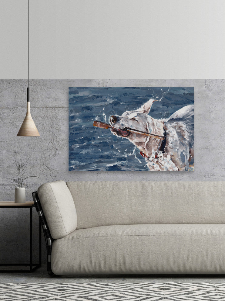 "Wiggles Day Out" Painting Print on Wrapped Canvas, 24x16