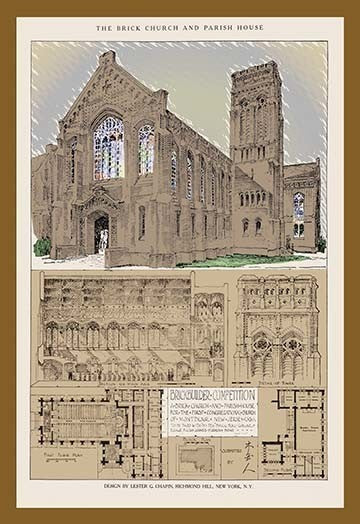 The Chapin Church - Fine Art Giclee Print 24" x 36"