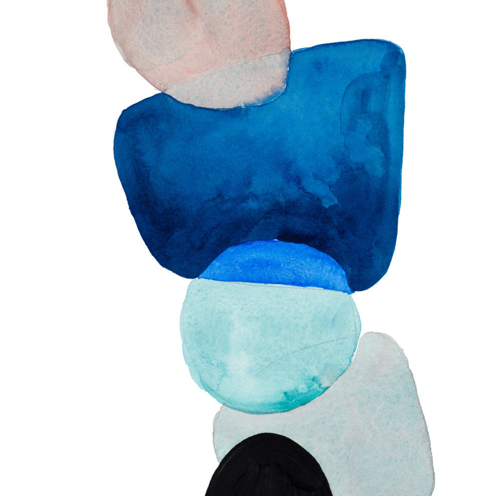 Head Over Heels Abstract I - 54 x 54 by Lanie Loreth