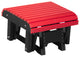 Poly Glider Footrest, Red & Black