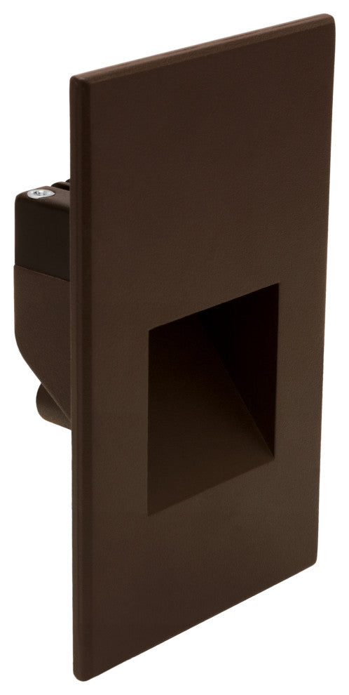 STW Series Vertical Wet Location LED Step Light, Bronze