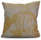 Stagecoach Floral Print Pillow, Gold, 18"x18"