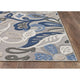 KAS Calla 6922 Grey/Blue Leila Area Rug, 5'3" x 7'