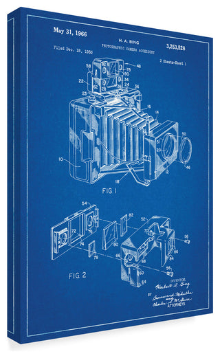 "Vintage Camera 3" by Cole Borders, Canvas Art, 32"x24"