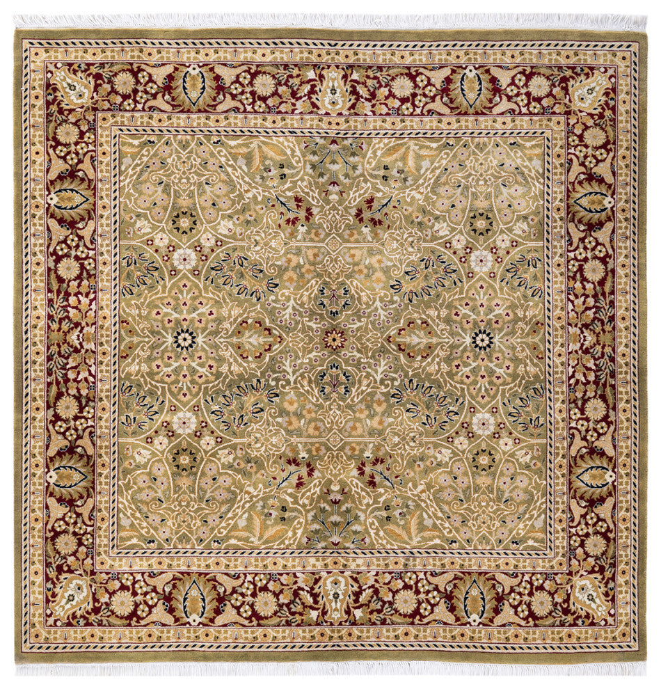 MOGUL, Hand Knotted Area Rug 5' 4" X 5' 3"
