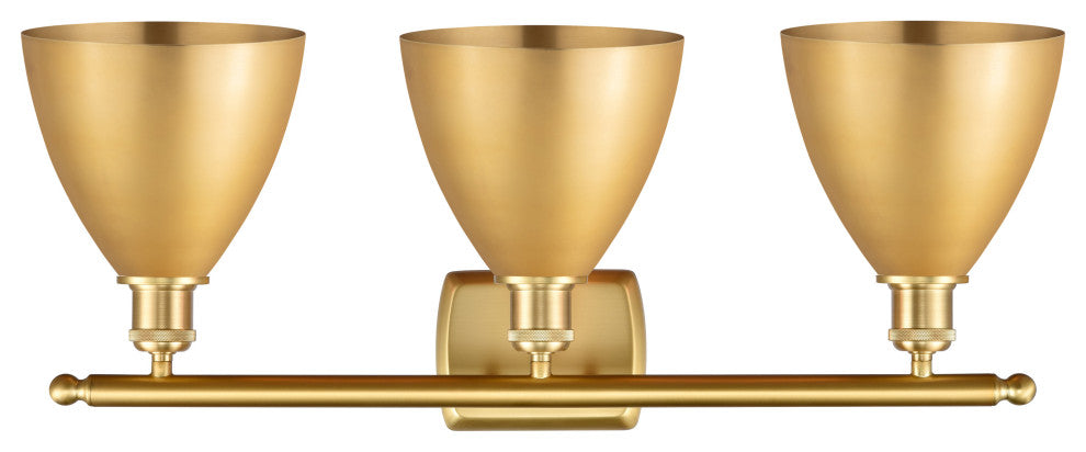Ballston Dome Bath Vanity Light, Satin Gold, Satin Gold