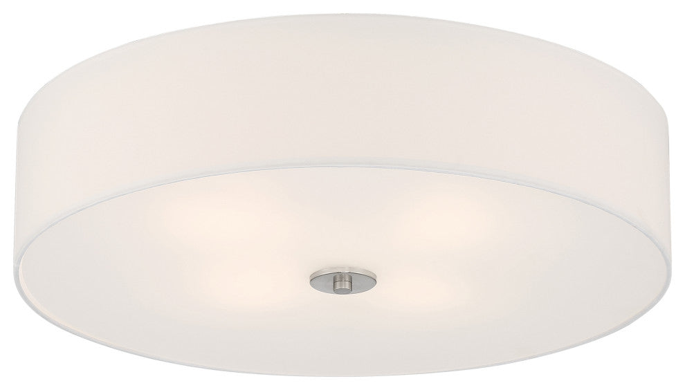 Access Lighting 64064LEDDLP/WH Mid Town 4 Light 24"W LED Flush - Brushed Steel