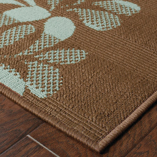 Montego 2635N Brown/Blue 2'5" x 4'5" Rug