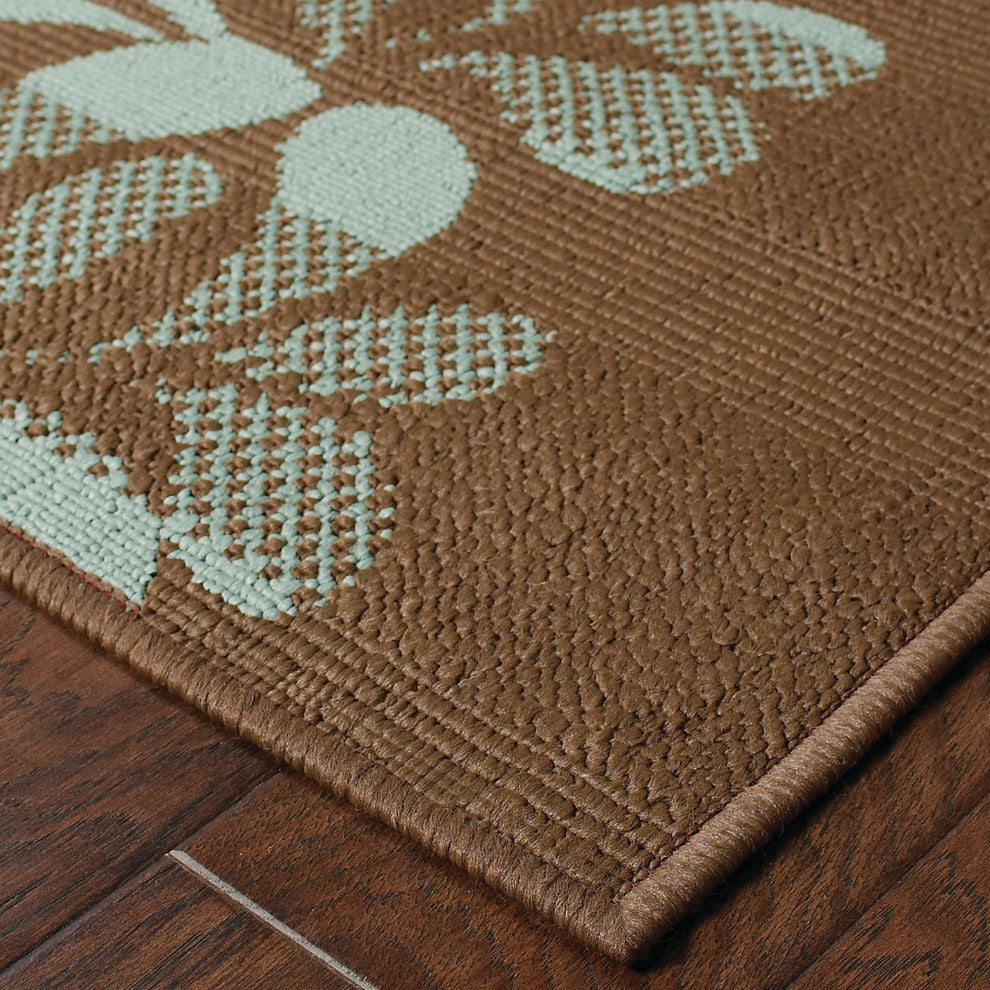 Montego 2635N Brown/Blue 2'5" x 4'5" Rug
