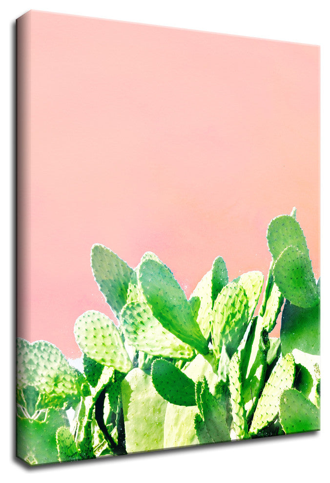 Ready2HangArt 'Heat Rise' Wrapped Canvas Succulent Wall Art, 30"x20"