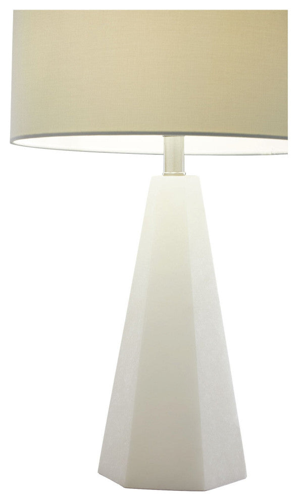 Athena Table Lamp, White