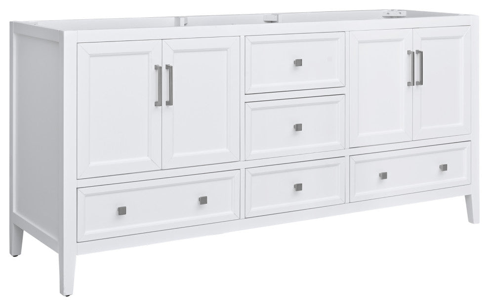 Avanity Everette 72 in. Double Vanity Only in White