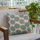 Plutus Blue Dots Luxury Throw Pillow, 26"x26"