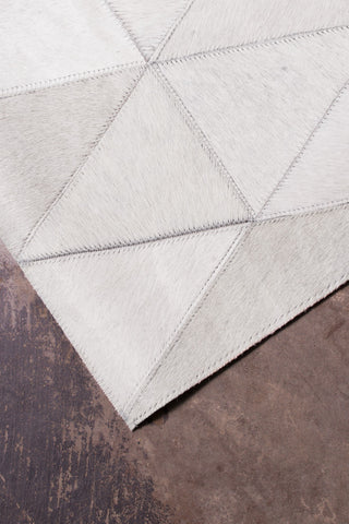 Natural Stitch Hide, Mosaik Gray, 5'x8'