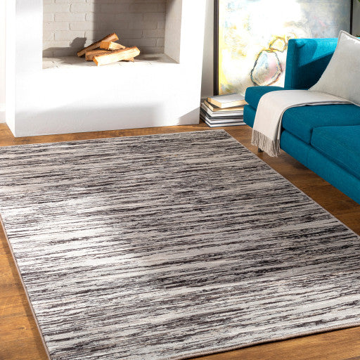 Surya Peachtree PCH-1013 7'10"x10' Rug, Dark Brown/Taupe/Cream