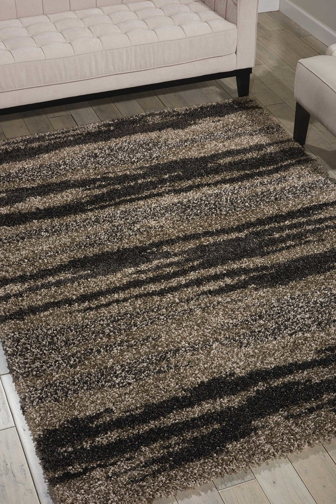 Nourison Amore Shag Area Rug, Marble, 7'10"x10'10"