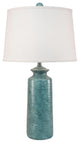 Tall Slender 2-Tone Riverway Pottery Table Lamp