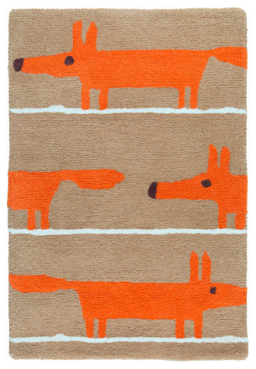 Surya Scion SCI-23 8'x11' Rug, Burnt Orange/Dark Brown/Ivory