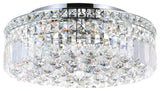 Colosseum 5 Light Flush Mount With Chrome Finish