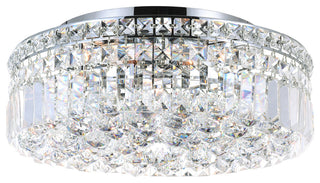 Colosseum 5 Light Flush Mount With Chrome Finish