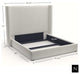 Nativa Interiors Aylet Simple Tufted Bed, Flax, Ca King, Medium 67"